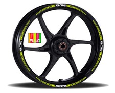 Adesivi Cerchi Moto racing wheels kit completo 2 ruote 17 Pollici Strisce RT0013