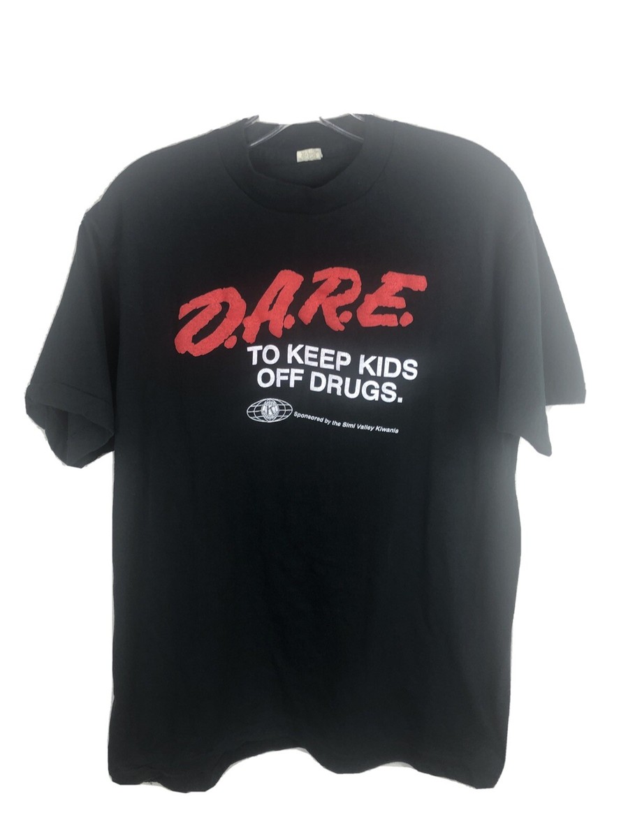 DARE Vintage Screen Stars Single Stitch T-Shirt Resist Drugs +