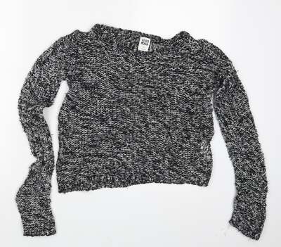 Vera Moda Damen Pullover Grau Acrylmischung Größe XS
