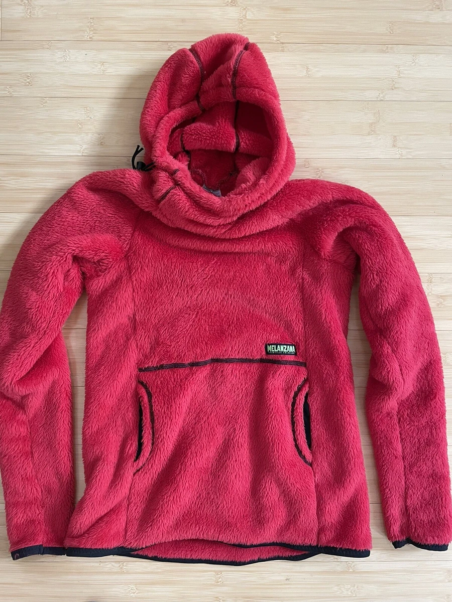 Melanzana High Loft Hoodie - Women's Medium (Men Small) - Scarlet / Red