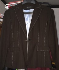 Signature by Larry Levine Vintage Brown Blazer Sz 4,