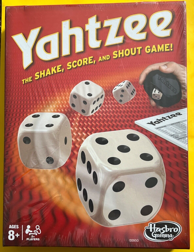 YAHTZEE the Shake Score Shout Game autorstwa Parker Brothers Nowa i Seal Vintage 2014