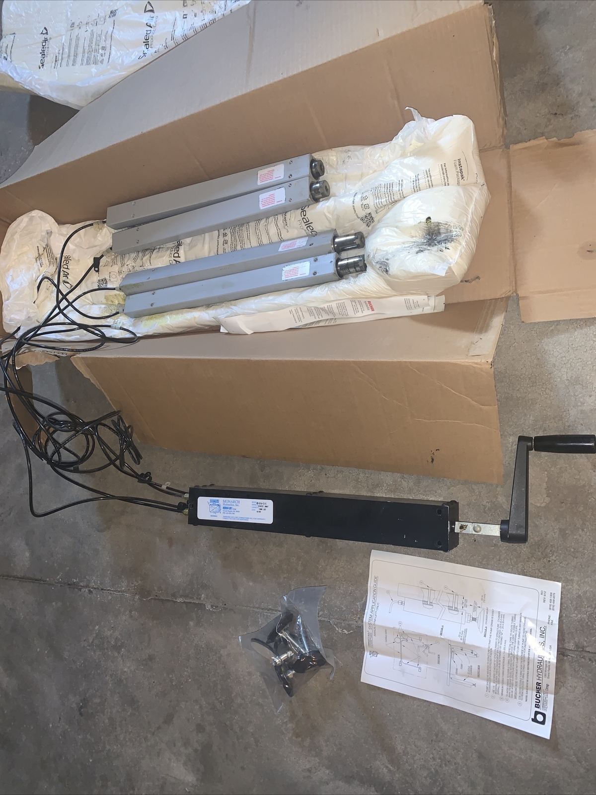 Bucher Hydraulics Inc 4MD1A12S MANUAL LIFT SYSTEM 1000LBS