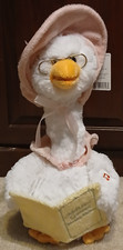 Cuddle Barn Mother Goose Animated Plush 14" Talks  Moves Nursery Rhymes Working