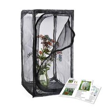 30" Large Monarch Butterfly Habitat Cage, Outdoor Insect Mesh Cage Ter