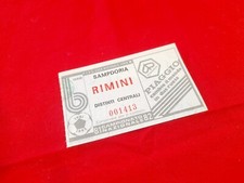 Biglietto calcio stadio SAMPDORIA vs Rimini ( 1981/82 ) Distinti Centrali