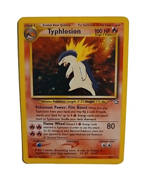 Pokmon TCG Typhlosion Neo Genesis 18 Holo Unlimited Holo Rare LP | eBay