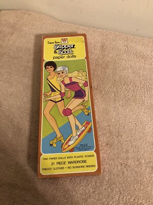 Vintage 1981 Whitman Skipper & Scott Paper Dolls Uncut Unused