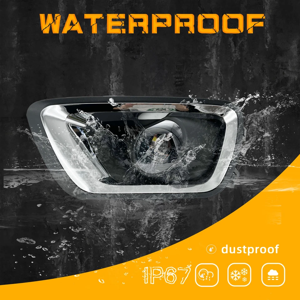 Luces antiniebla LED para Chevy Colorado 2015-2020 luces de parachoques delanteras con bombillas + cableado Foto 2 de 4