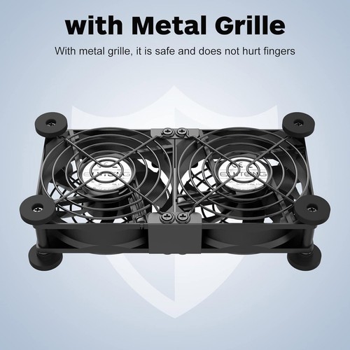 Cooling Fan PC Router Case Fan | USB Computer Cabinet Cooler Blower Fan - Picture 6 of 14