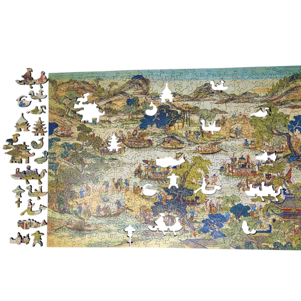 Wooden Puzzle for Adults by FoxSmartBox - 444 Pieces - Dragon Boat Festival - Image 4 of 4