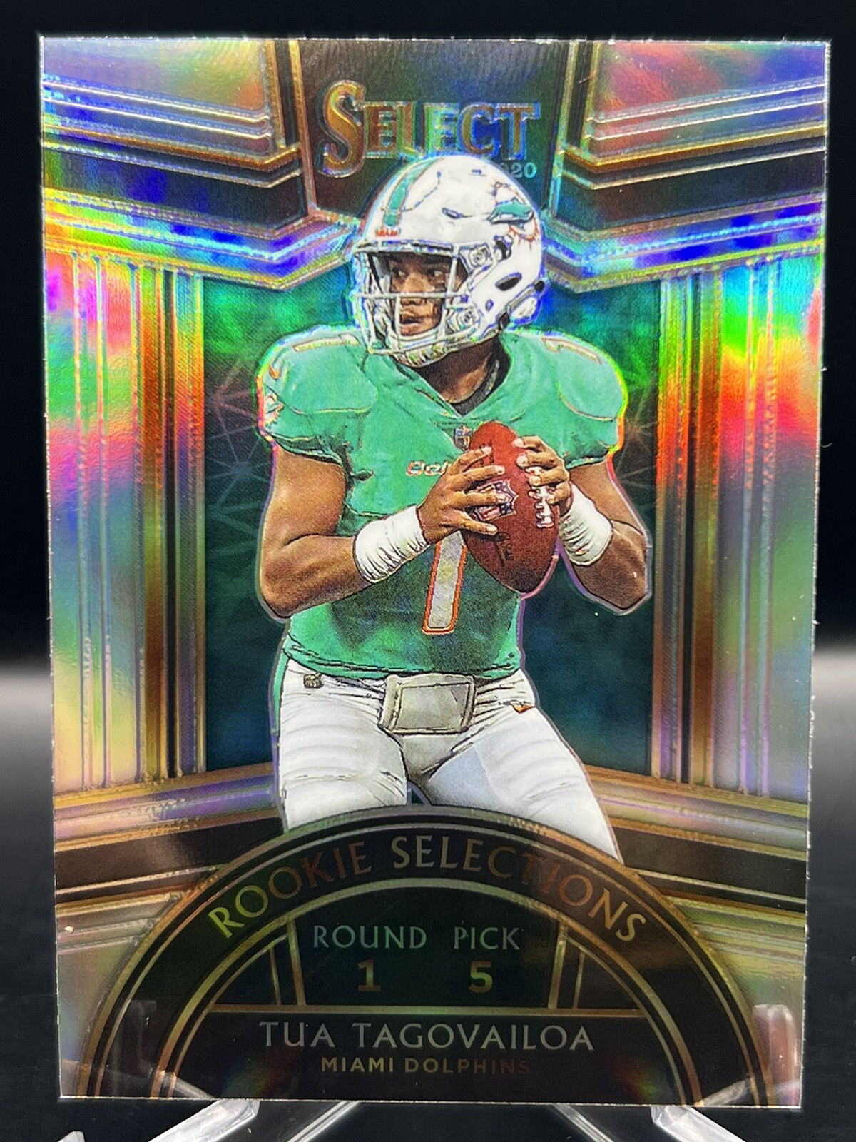 TUA TAGOVAILOA 2020 Panini Select ROOKIE SELECTIONS SILVER PRIZM RC 🔥🏈