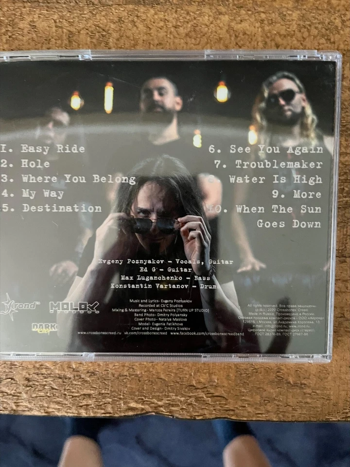 Crossbones' Creed - Troublemaker (cd 2020 Irond) Hard Rock RARE IMPORT - Image 2 of 2