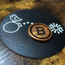 BRUINS!  1.5” Laser Engraved Custom Copper Golf Ball Marker!