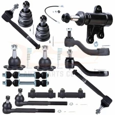 15Pcs Front Ball Joints Pitman Idler Arm Tie Rods Kit For Chvey C1500 Suburban