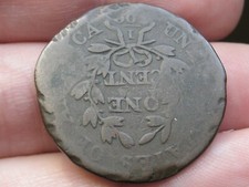 1807 Draped Bust Large Cent Penny- Rotated Reverse Die Mint Error