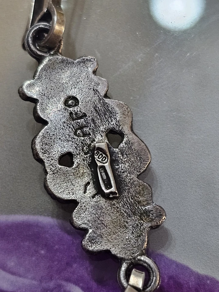 Antico Bracciale Argento 800 - Immagine 2 di 4