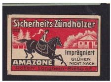 Old Matching Tag Germany BN157813 Amazon Women Horse