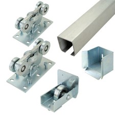 Profilset für ein freitragendes Schiebetor bis 4m Durchfahrt & 200kg, Torschiene