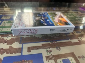 NES Nintendo Zanac RARE OVAL SEAL VARIANT CIB Nice Condition CRISP Complete