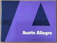 AUSTIN ALLEGRO Confidential Car Salesman�s Product Guide Mar 1980 #PT/302/1/3/80