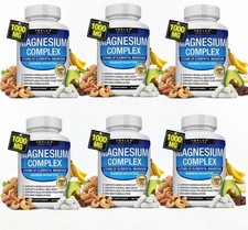 6 Pack Bundle-Magnesium Complex 8 Essential Magnesium Supplement