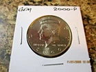 2000-P KENNEDY HALF DOLLAR GEM     A