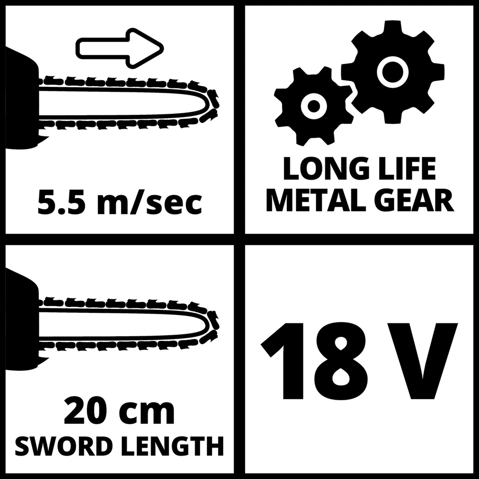 Einhell Akku-Hochentaster GC-LC 18/20 Li T-Solo - Bild 2 von 4