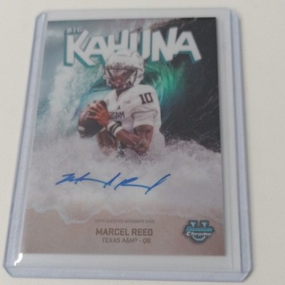 Topps 2025 Bowman University Chrome Marcel Reed Texas A&M Auto Var BIG KAHUNA
