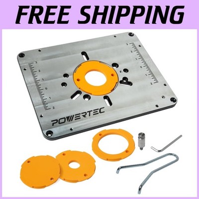 Durable Aluminum Router Plate - Compatible with Major Brands