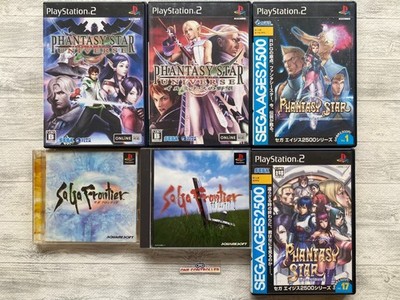 SONY PS 1 2 Phantasy Star Universe & Generation & SaGa Frontier III aus Japan