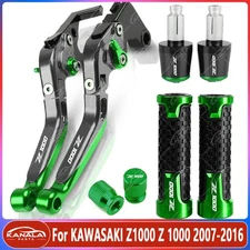 Adjustable CNC Long Brake &Clutch Levers Sets For KAWASAKI Z1000 Z 1000 07-2016