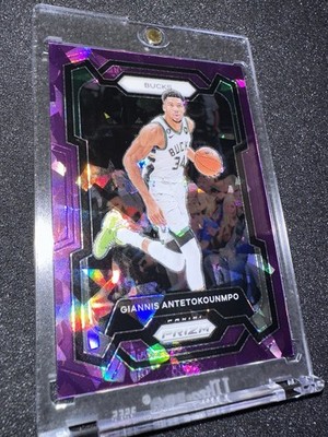2023 Prizm Giannis Antetokounmpo Purple Ice (76/149)