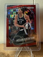 2025 Panini Prizm WNBA Megan Gustafson-Red Pandora /199