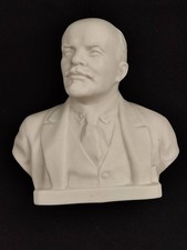 Porcelain biscuit bust "Lenin Vladimir Ilyich" LFZI LENINGRAD USSR