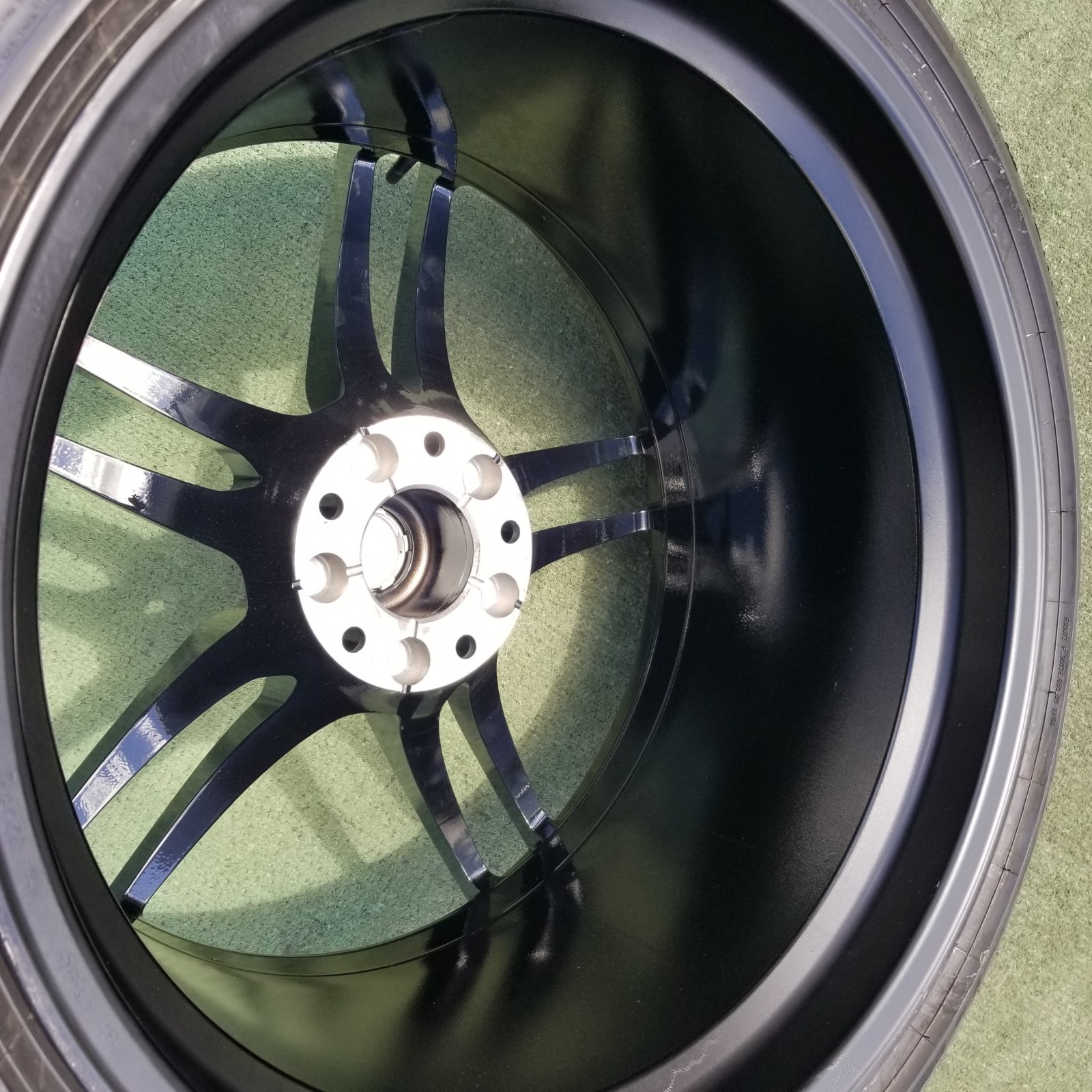 4 PERFECT Factory Aston Martin DBS Wheels Tires Superleggera Forged 21 inch OEM