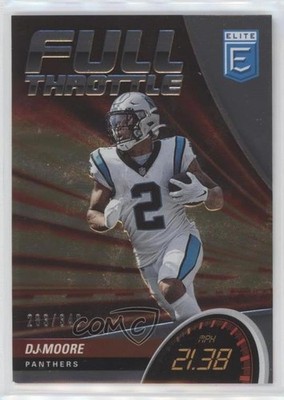2022 Panini Donruss Elite Full Throttle 283/349 DJ Moore #FT11 2a9