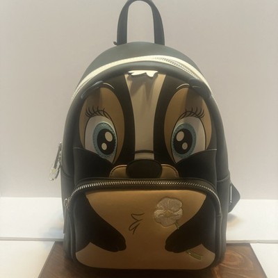 Loungefly Disney Bambi Flower Skunk Movie Cute Backpack 10.5x9x4.5 NEW IN PACKAG