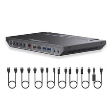 New - AV Access KVM Switch 1 Monitor 4 Computers 3 Desktops  1 Laptop , USB C