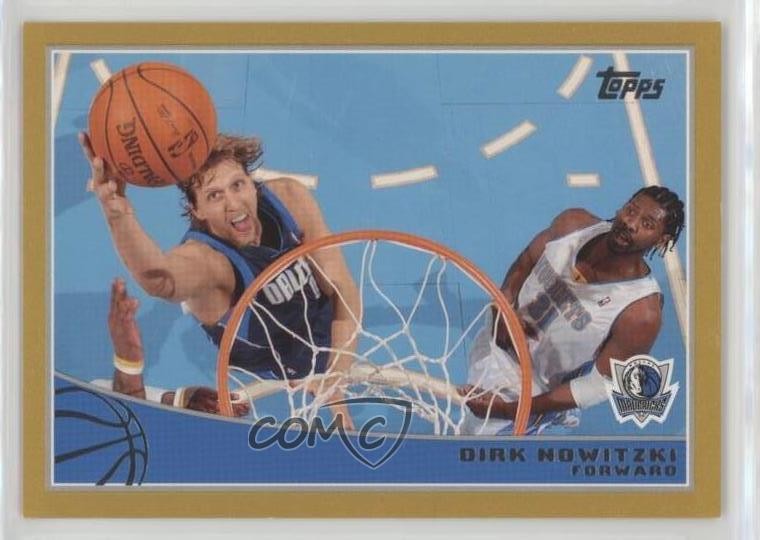 2009-10 Topps Gold 1681/2009 Dirk Nowitzki #52 HOF 2h4