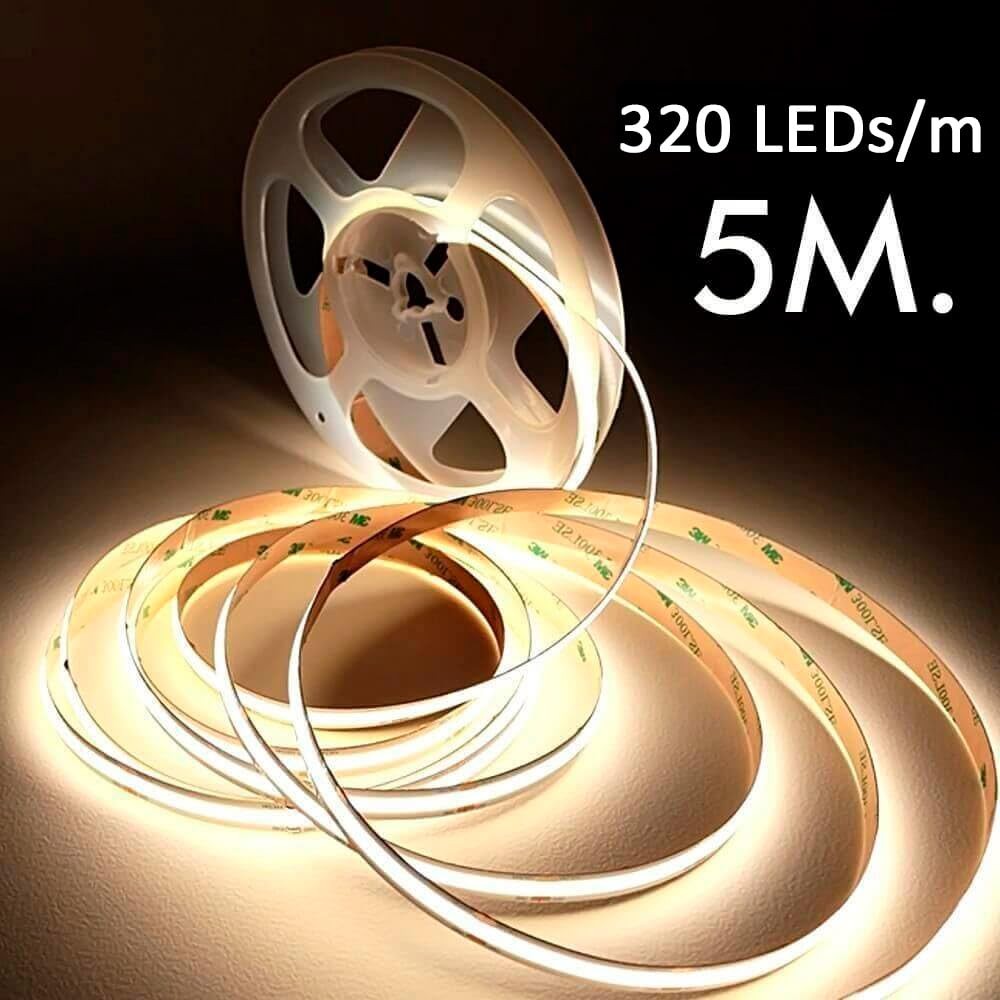 Ruban LED COB pour corniche de salon et rétroéclairage de cuisine moderne
