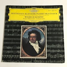 Beethoven/Kempff - Piano Concerto No. 5, In E Flat LP (GER) - 138 777 VG+