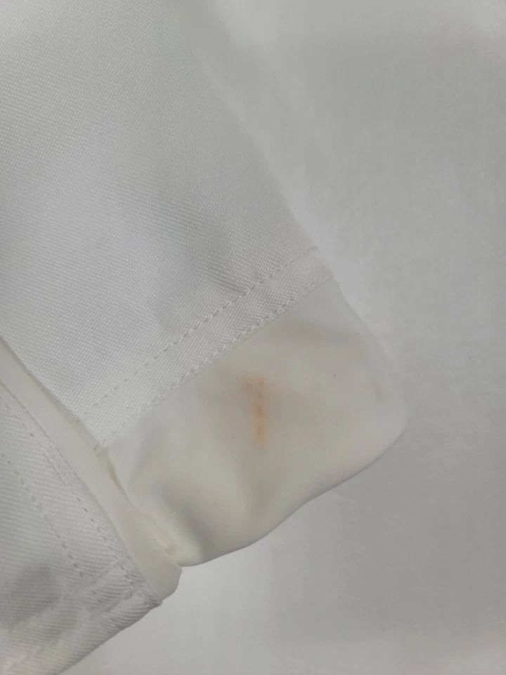 Men's Canterbury Professional Polyester Rugby Short Size Medium White Drawstring - Image 3 of 4