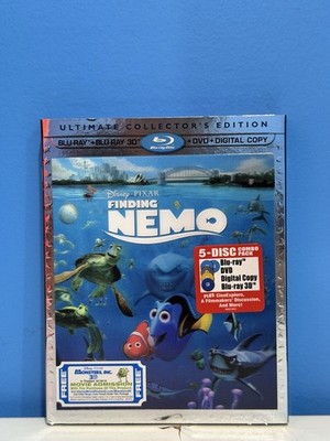 Finding Nemo 5-Disc Blu-Ray DVD Ultimate Collector's Ed. Lenticular Hologram New