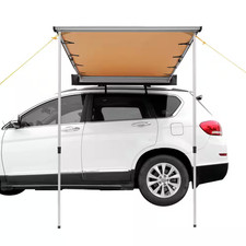 4.6 Ft. X 6.6 Ft. Car Side Awning, Retractable Vehicle Shade with UV50 Waterpro