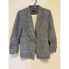 Central Park West 100 Linen Blazer