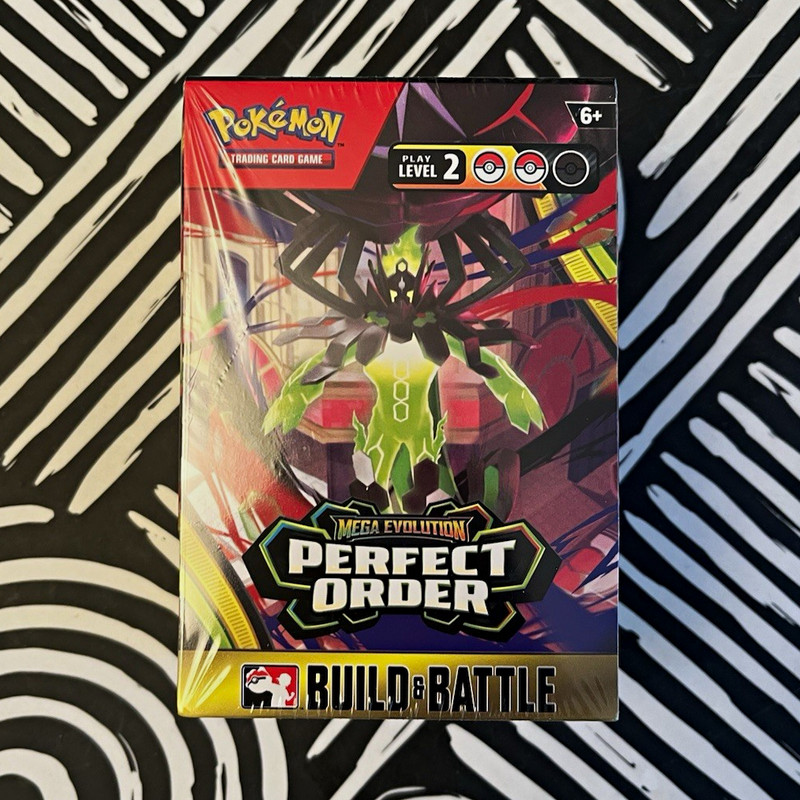 Pokémon TCG Mega Evolution: Perfect Order Build & Battle Box 40 Cards Zygarde
