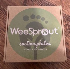 Wee Sprout Silicone Suction Toddler Plates New Never Used Bpa-free