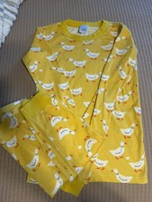 Hanna Anderson Kids 2-Piece Cotton Pajama Set Size 14
