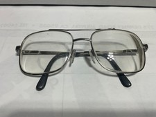 Vintage Charmant Men 140mm 4123 Metal Frame Aviator Look RX Eyeglasses Japan